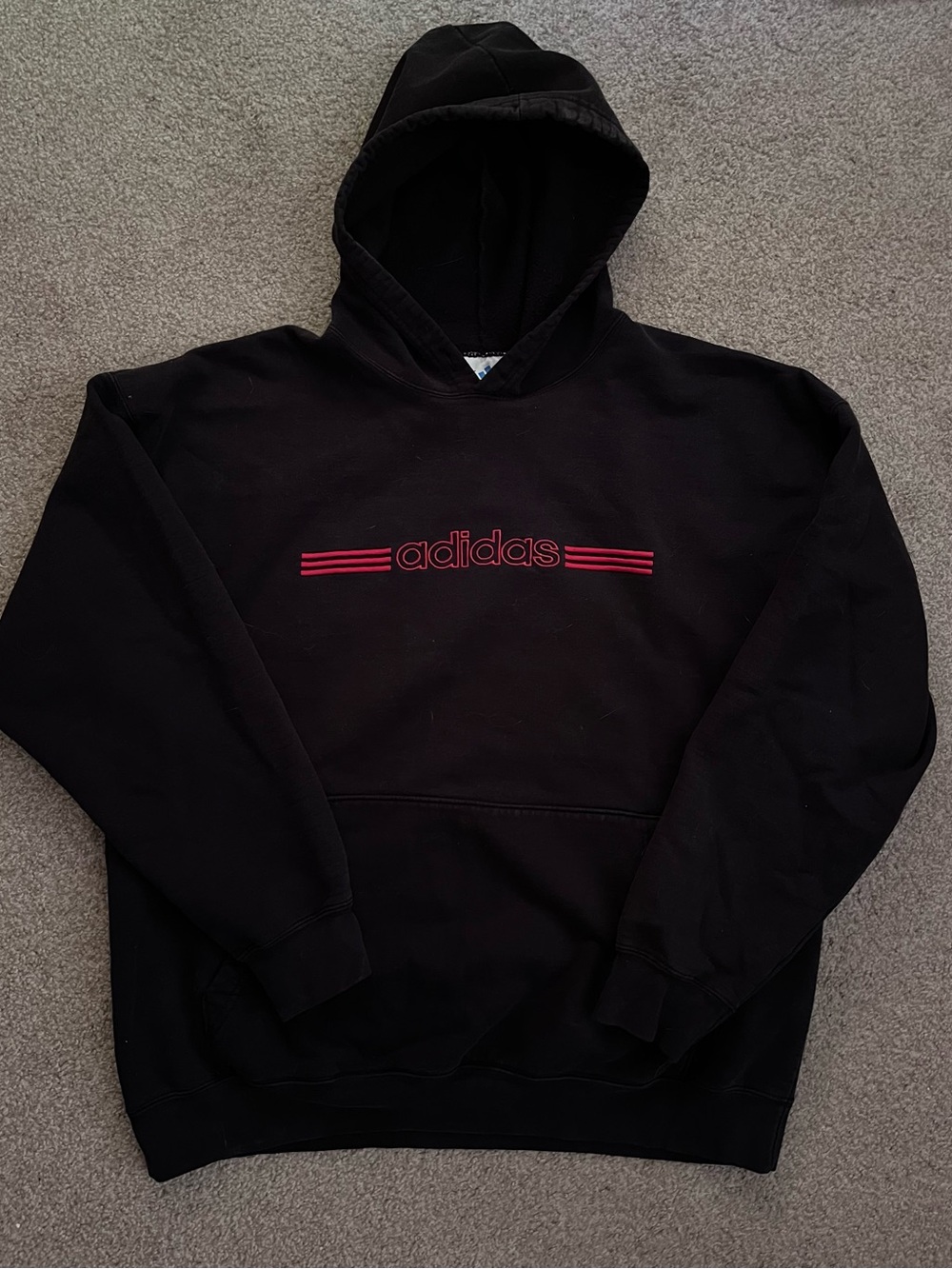 Vintage 2000s Black Adidas Hoodie